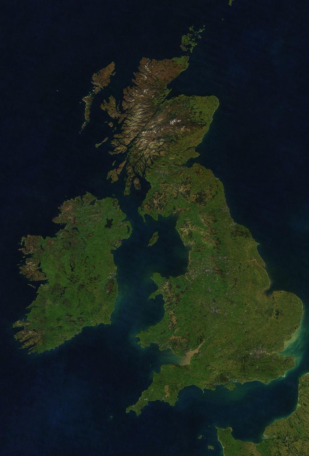 карта неба Соединенного Королевства (Великобритании и Северной Ирландии)
